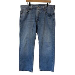 Levis 559 Jeans Mens 38x30 Blue Relaxed Straight Cotton Denim Casual work chore